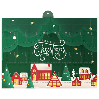 Toblerone-Mix-Adventskalender, 4/0-farbig bedruckt