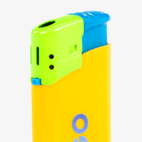 TOM®-Elektro-Feuerzeug bunt, 4/4-farbig beidseitig bedruckt