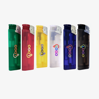 TOM®-Elektro-Feuerzeug gefrostet, 4/4-farbig beidseitig bedruckt