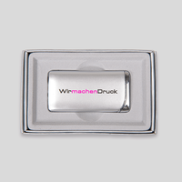  Feuerzeug mit Schachtel, liegend, farbig bedruckt