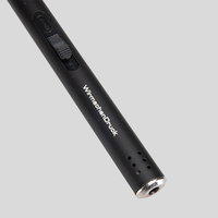 Stabfeuerzeug, liegend, schwarz, detail