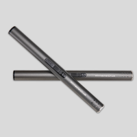 Stabfeuerzeug, liegend, silber