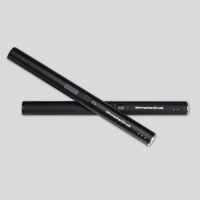 Stabfeuerzeug, liegend, schwarz