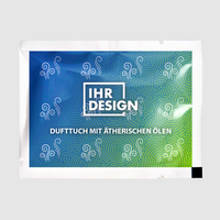 Dufttuch mit ätherischen Ölen, 4/0-farbig einseitig bedruckt, Motiv