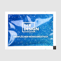 Feuchtes Oberflächen-Reinigungstuch, 4/0-farbig einseitig bedruckt, Motiv