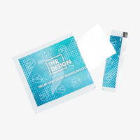 Reinigungstuch, farbig bedruckt, Motiv, offen