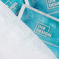 Reinigungstuch, farbig bedruckt, Motiv, details