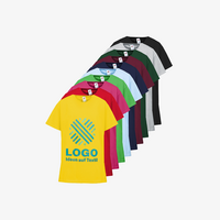 TOPSELLER Kinder-T-Shirt Basic, farbig - Fruit of the Loom, Farbauswahl
