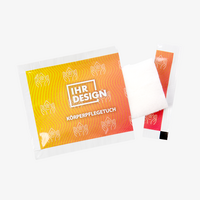 Koerperpflegetuch, farbig bedruckt, Motiv, offen