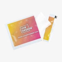 Nagellackentferner, farbig bedruckt, Motiv, Offen