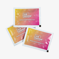 Nagellackentferner, farbig bedruckt, Motiv, liegend