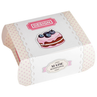 Tortenbox M (13,1 x 12 x 7,7 cm) einseitig bedruckt 4/0-farbig