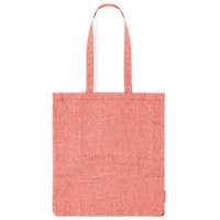 Tragetasche aus recycelter Baumwolle mit Bodenfläche, ohne Werbeanbringung