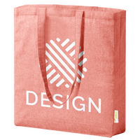 Tragetasche aus recycelter Baumwolle mit Bodenfläche