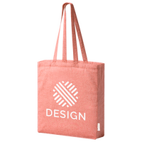 Tragetasche aus recycelter Baumwolle mit Bodenfläche