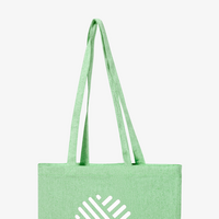 Tragetasche aus recycelter Baumwolle, zwei Farbtöne, 120 g/m²