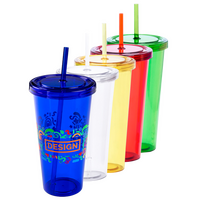 Transparenter XL-Becher bedruckt