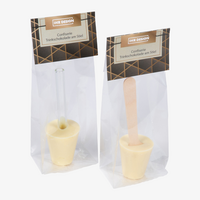 Trinkschokolade, weiß mit Verpackung 