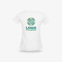 T-Shirt Damen, Organic - Russell, Rueckseite