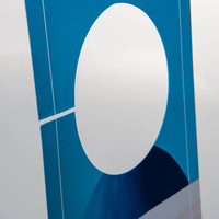 Türanhänger, farbig bedruckt 