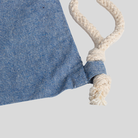 Turnbeutel, farbig bedruckt, blau