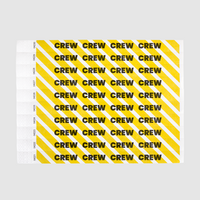 Tyvek®-Kontroll- und Einlassbänder, 1/0-farbig (schwarz) bedruckt