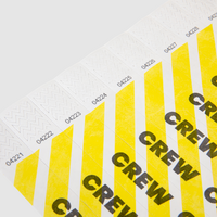 Tyvek®-Kontroll- und Einlassbänder, 1/0-farbig (schwarz) bedruckt