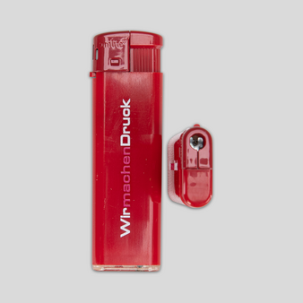 unilite®-Elektro-Feuerzeug, 4/0-farbig einseitig bedruckt