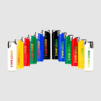 Feuerzeug, farbig bedruckt, verschiedene Farben