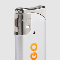 Feuerzeug, farbig bedruckt, stehend, details