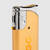 Feuerzeug, farbig bedruckt, stehend, details