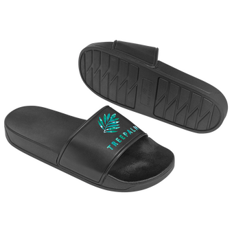Unisex-Badeschlappen aus PVC mit bedrucktem Riemen