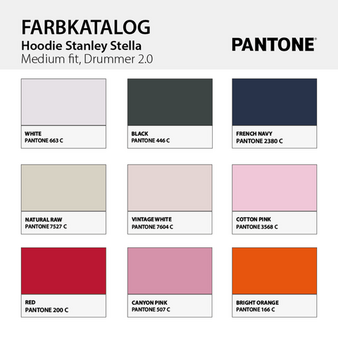 Unisex-Hoodie medium fit, Drummer 2.0 - Stanley/Stella, Farbauswahl