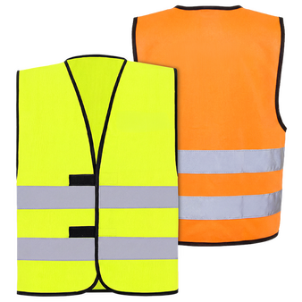Unisex-Signalweste, unbedrucktes Muster