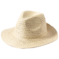 Unisex-Strohhut aus Kunstfasern, ohne Werbeanbringung