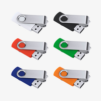 USB Stick 16 GB mit Metallbuegel, verschiedene Farben