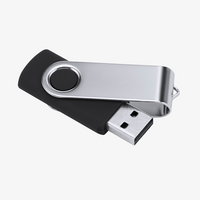 USB-Stick 32 GB mit Metallbügel schwarz