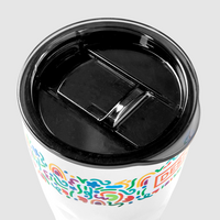 Vakuumisolierter Becher aus Edelstahl und Kupfer bedruckt