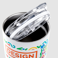 Vakuumisolierter XL-Edelstahlbecher bedruckt