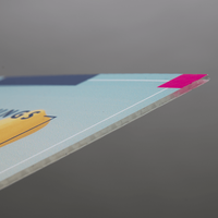 Plakat rechteckig, farbig bedruckt, liegend