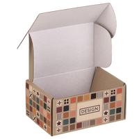 Versand-Klappdeckelkarton (16,9 x 10,7 x 8 cm), 4/0-farbig bedruckt