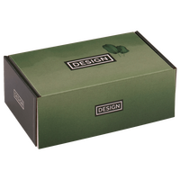 Versand-Klappdeckelkarton (22 x 13,3 x 8 cm), 4/4-farbig bedruckt