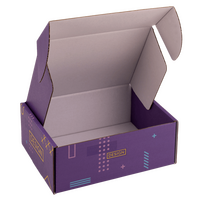 Versand-Klappdeckelkarton (28,2 x 21,3 x 10,9 cm), 4/0-farbig bedruckt