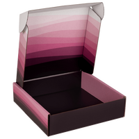 Versand-Klappdeckelkarton (30,7 x 28,9 x 8,3 cm), 4/4-farbig bedruckt