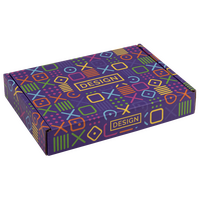 Versand-Klappdeckelkarton (33,3 x 23,9 x 5,8 cm), 4/0-farbig bedruckt