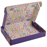 Versand-Klappdeckelkarton (33,3 x 23,9 x 5,8 cm), 4/4-farbig bedruckt