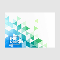 Versandtasche B4, 4/0 farbig bedruckt Vorderseite