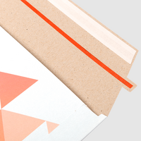 Versandtasche B4 plus farbig Detail Lasche offen