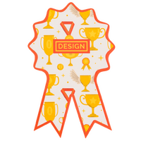 Visitenkarte Auszeichnung, 55 x 85 mm, 2-seitig, 4/4-farbig CMYK, beidseitig