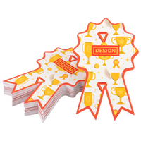 Visitenkarte Auszeichnung, 55 x 85 mm, 2-seitig, 4/4-farbig CMYK, beidseitig Vorderseite